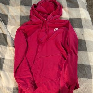 Small Pink Nike hoodie